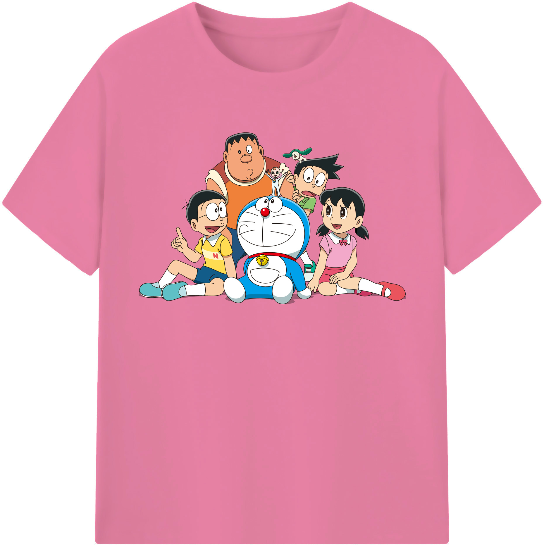 （画像用） ドラえもん Doraemon 綿100％半袖Tシャツ（フロントプリント）